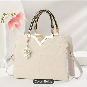 Elegant Beige Handbag